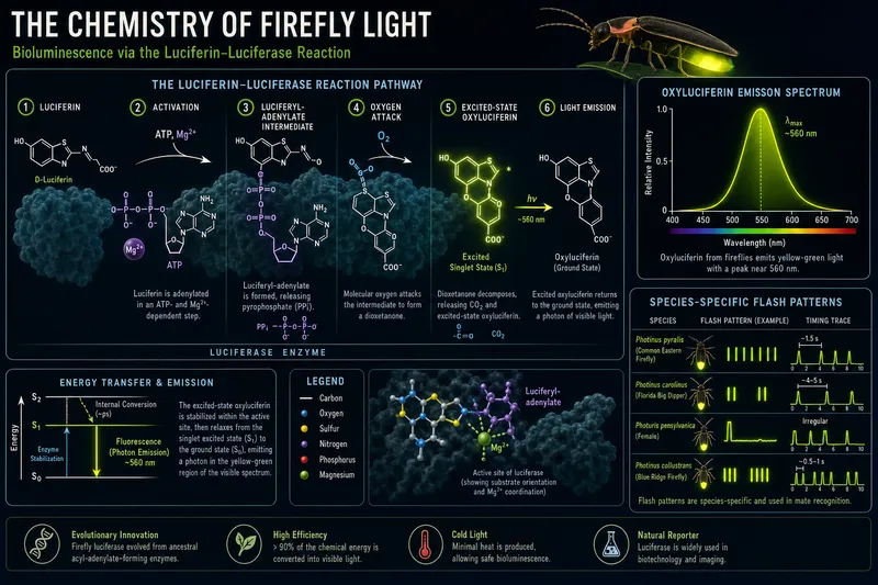 Firefly bioluminescence chemistry