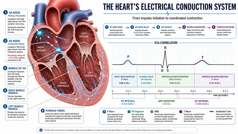 The heart's electrical conduction system