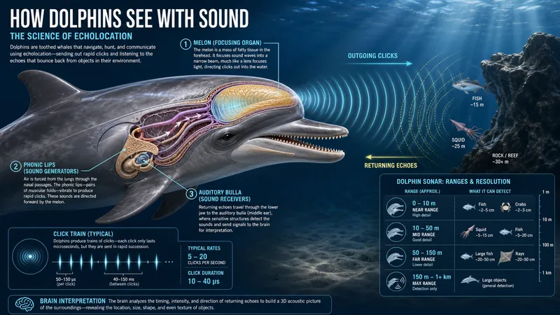 Toothed whale echolocation