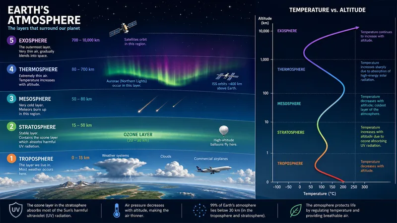 Earth's atmospheric layers