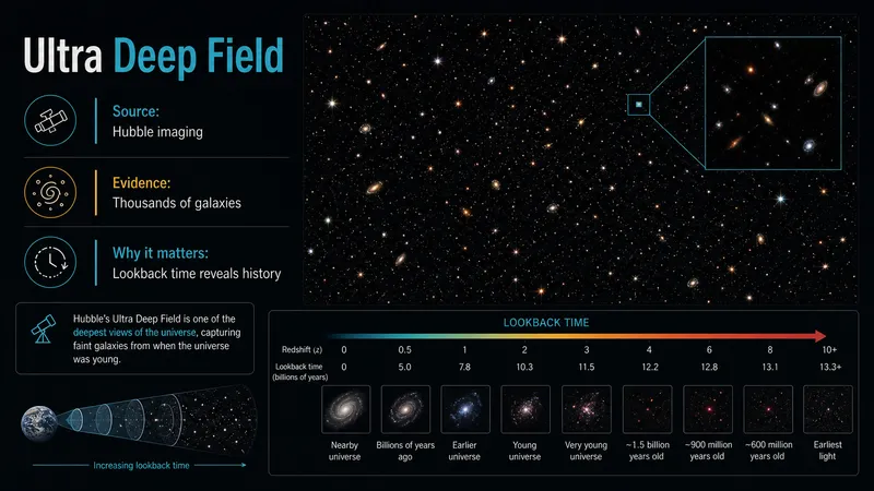 A Window to 13 Billion Years Ago: The Hubble Ultra Deep Field