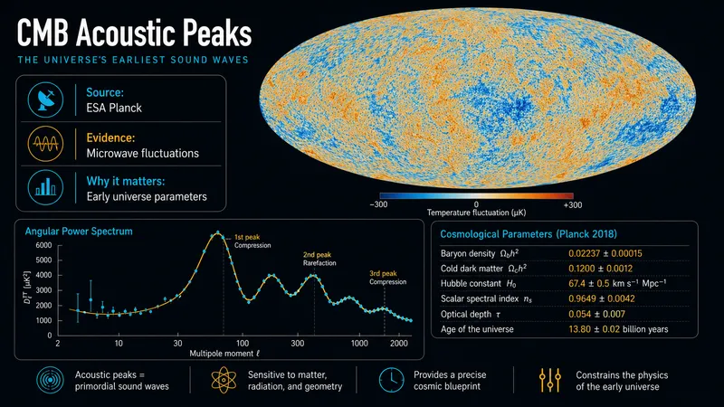 CMB Acoustic Peaks: The Fingerprint of the Early Universe