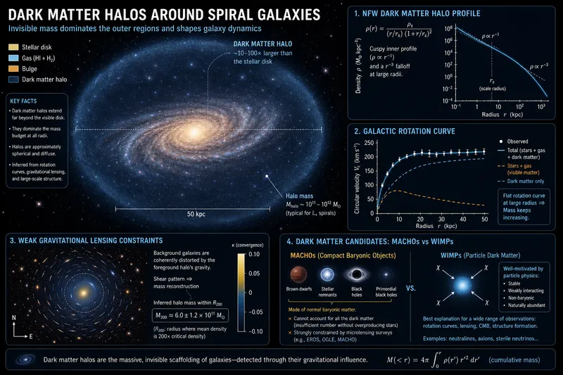 Dark matter halo distribution around spiral galaxies