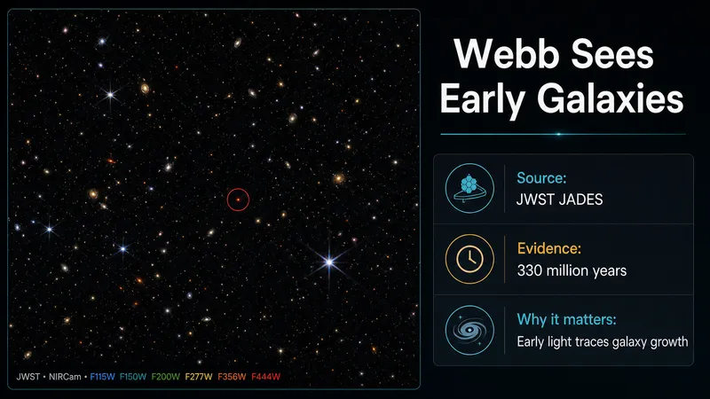 First Light Factories: JWST JADES Survey