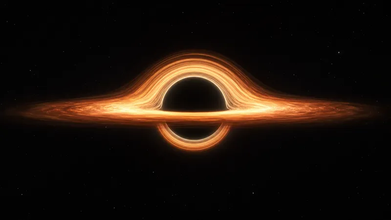 Gravity's Lens: Light Bent by a Black Hole