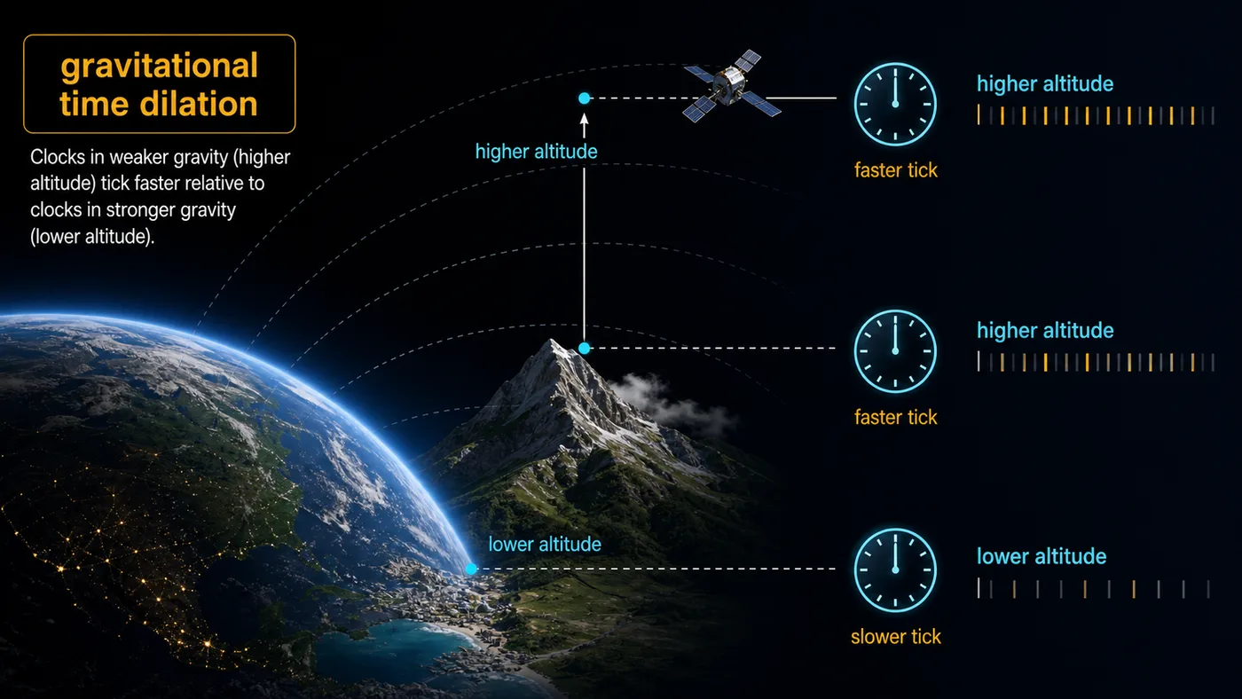 Gravity Slows Time