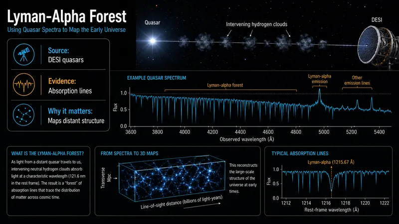 Lyman-Alpha Forest: Mapping the Cosmic Web in Absorption
