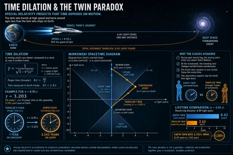 Special relativity time dilation and the twin paradox