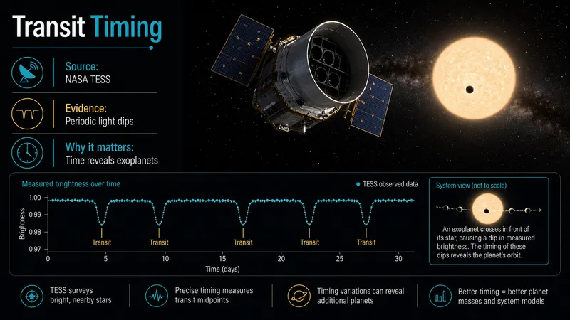 TESS: Timing the Transit