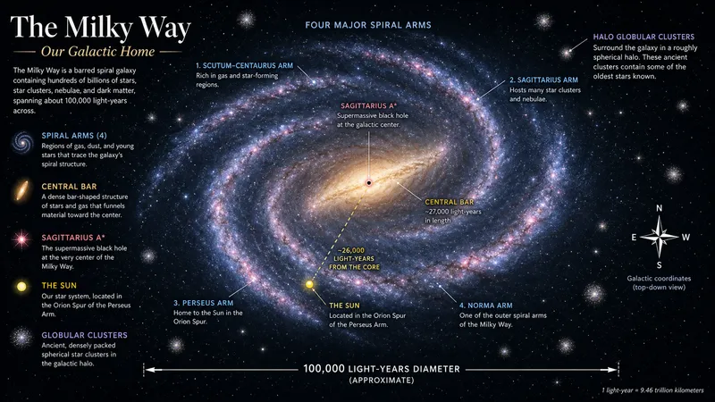 The Milky Way's galactic structure