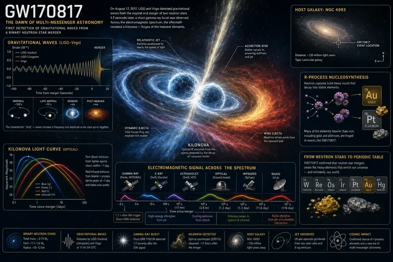 The neutron star merger GW170817 detected by LIGO and Virgo gravitational waves