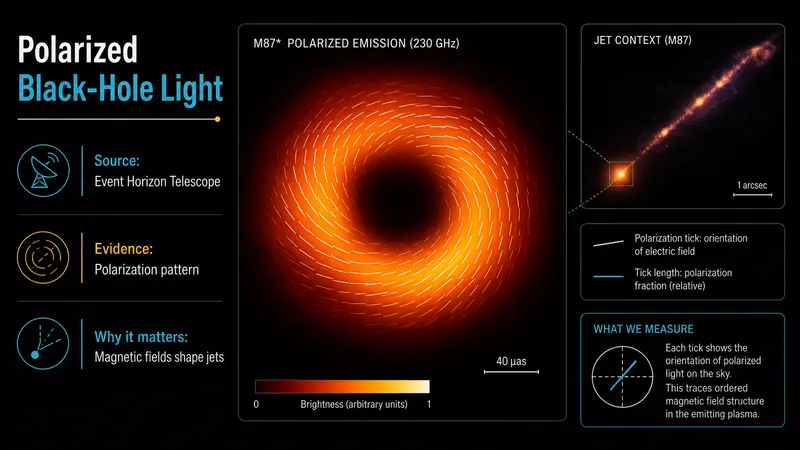 Twisted Light: Polarization Maps the Black Hole's Magnetic Field
