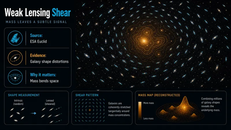 Weak Gravitational Lensing: Dark Matter's Shadow